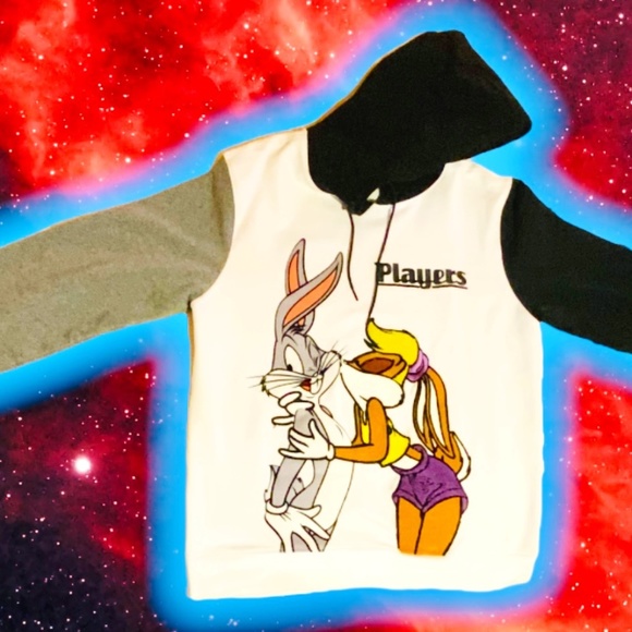 BUGS BUNNY AND LOLA PLAYERS HOODIE(( new drip 🚨))